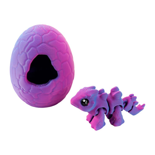 3D Printed Dragon and Eggs Breaking Desk Toy-B Stegosaurus