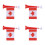 4 Piece Bright Cheer Trumpets Hand Push 4-section Design-07 1