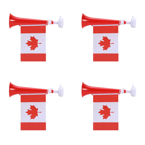 4 Piece Bright Cheer Trumpets Hand Push 4-section Design-07