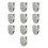 Auto-adhesive Wall Tapestries Clip Multipurpose Plastic-Grey. 1