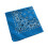 Cashew Pattern Cotton Head Scarf Square HeadWrap-Lake Blue 1