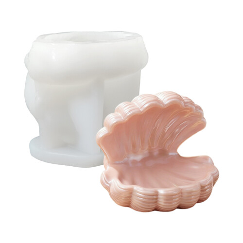 Shell Shape Plate Silicone Mold Resin Tray Mould For Resin