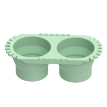 Folding Silicone Paint Brush Cleaner Container with-Green