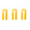 Elegant Graduation Shoulder Stashes Extended Length-Yellow 3 1