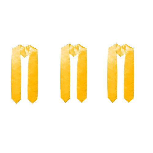 Elegant Graduation Shoulder Stashes Extended Length-Yellow 3