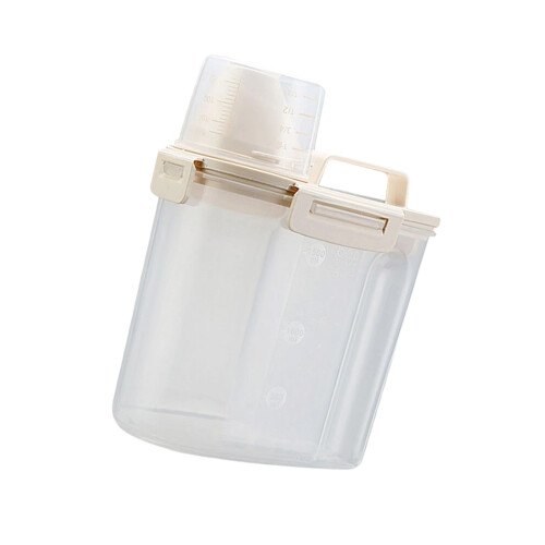 Multipurpose Household Storage Box Dog Cats-Offwhites 1.7L