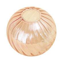 French Small Glass Ball Vases For Flower Display Decors-Pink 2
