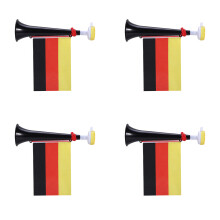 Set mit 4 Fußball-Event-Flaggen-Themen- und Feier-Hörnern für-02