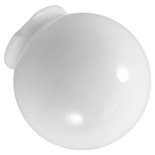 White Acrylic Globe Lamp Shade 15 cm for Outdoor Use