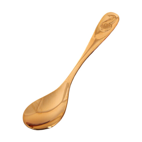 Durability Bronze Soup Spoon With 12 Birth Animal Pattern-snake