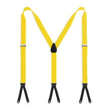 Fashionable Polyester Suspenders With Y Shape Detail For-Yellow