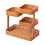 Rattan Countertop Storage Rack – 4-Tier Woven Basket 1