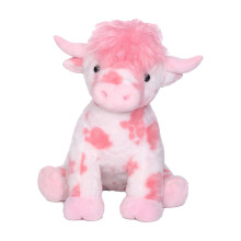 Plüssjáték Highland Cow, rózsaszín, 10 hüvelykes