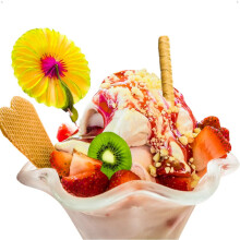 Sephra Strawberry Sparkle Dessert Topping Sauce - 1kg - With Edible Glitter