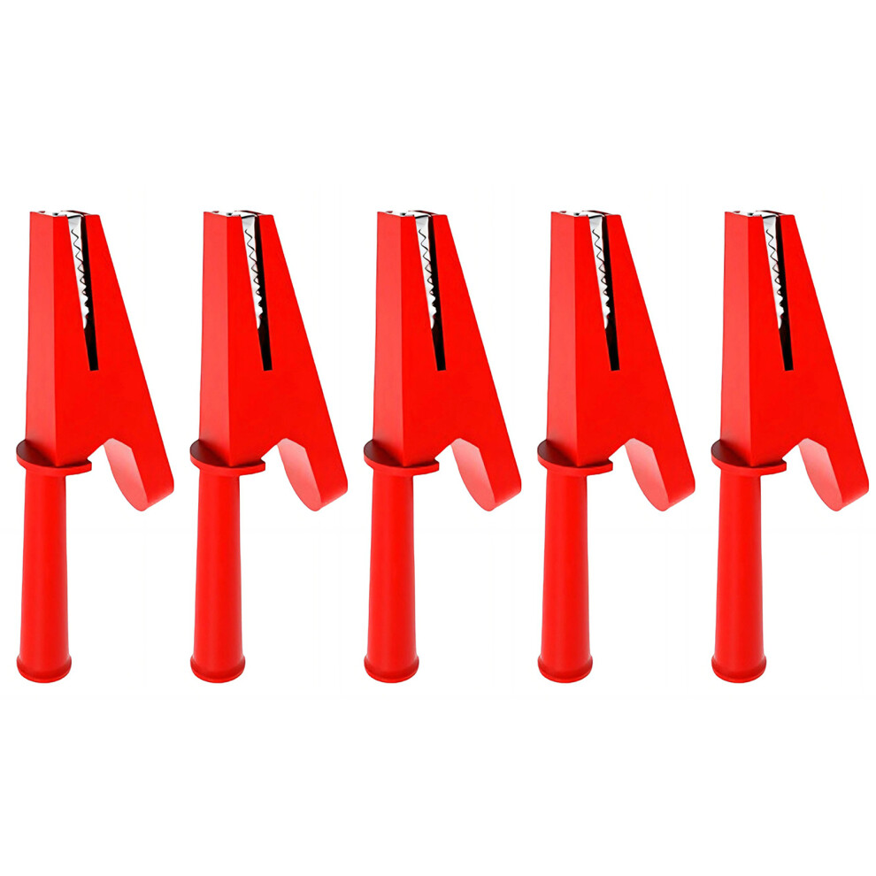 Alligator Clip With Fully Enclosed Opening For High Current-Red 7754002525186