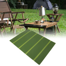 Tapis de table de camping pliant Vert OD 51,6x38,5 cm