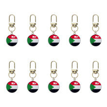 10 Piece Soccer Event Theme Keychains Strong Alloy Hook-Sudan