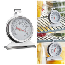 Refrigerator Freezer Thermometer Stainless Steel Large Dial