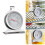 Refrigerator Freezer Thermometer Stainless Steel Large Dial 1