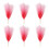 6PCS/Pack Large Bulrush Pyrotechnics Stems Lovely Gradient-Pink 1