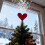 Knitted Heart Christmas Tree Topper 5