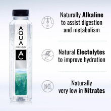AQUA Carpatica 250ml x 24 Pure Natural Still Mineral Water - 24-Pack Bottled Water, Virtually Nitrate Free, Low Sodium, Naturally Alkaline, Natural