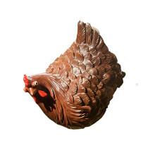 Lovely Garden Decorations Garden Decorative Stakes Metal-brown
