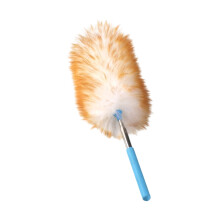 Plumeau en laine d'agneau avec tête antistatique flexible 14-33 pouces