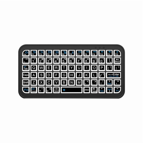 Mini clavier sans fil Bluetooth 5.2 avec rétroéclairage 7 couleurs