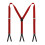 Retro Suspenders Comfortable Design Strap Pants Band For-Red 1