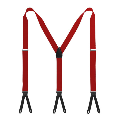 Retro Suspenders Comfortable Design Strap Pants Band For-Red