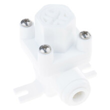 Válvula redutora de pressão para sistema de osmose reversa com conexão rápida de 1/4" e 3/8".