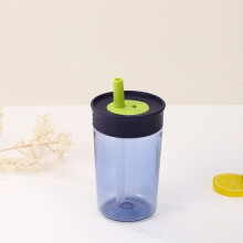 Copo infantil térmico com canudo de 443 ml (15 oz) – Pode ser lavado na lava-louças, mantém a temperatura baixa