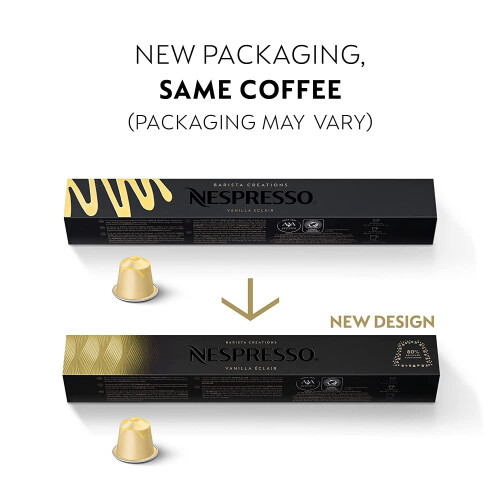 Nespresso 50 Nespresso Vanilla Eclair Barista Creations 1