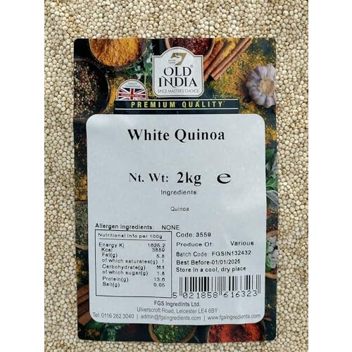 Old India White Quinoa 2kg 1