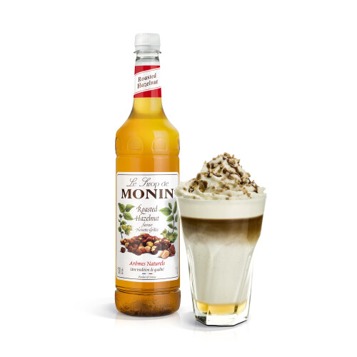Monin Roasted Hazelnut Syrup - 1ltr Bottle 2