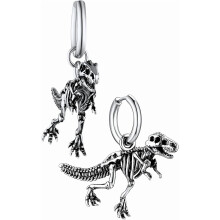 Σκουλαρίκια κρίκοι Viking Animal Huggie από ανοξείδωτο ατσάλι, 1 ζευγάρι