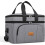 Boîte à lunch isotherme à double compartiment 12 L grise 1