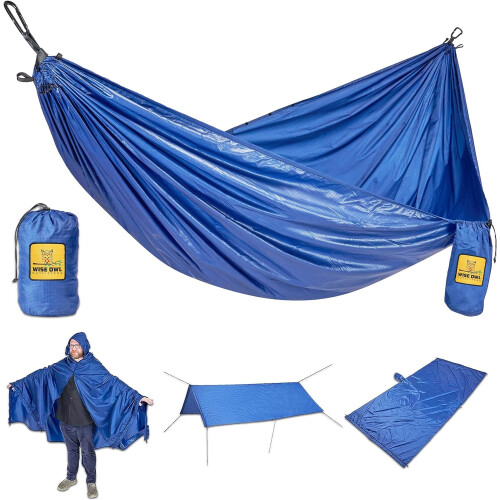 Camping Hammock Portable 500 lbs with Tree Straps