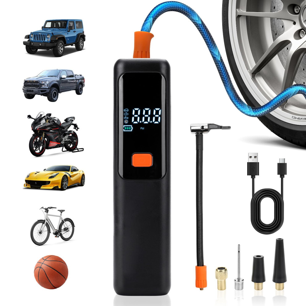 Cordless Tire Inflator 150 Psi With Digital Gauge 913211436103