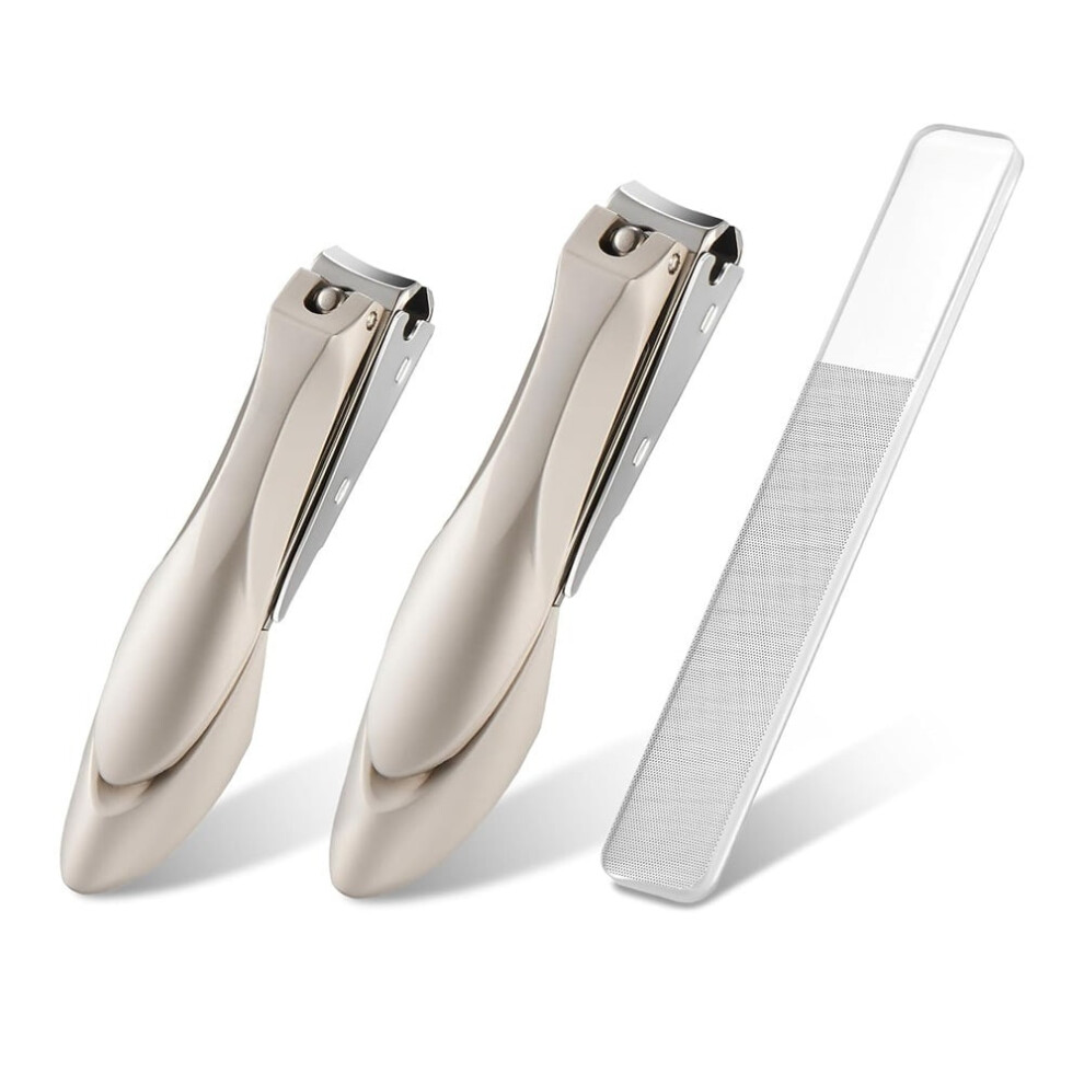 Stainless Steel Nail Clippers Anti-Splash Bionic Design