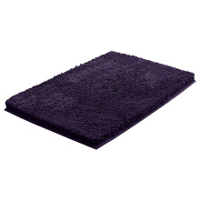 Tapete de banheiro em microfibra felpuda de 50x75 cm (20x30 polegadas)
