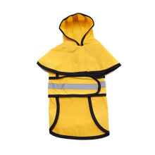 Hunde-Regenmantel mit reflektierenden Streifen, Polyester, alle Größen