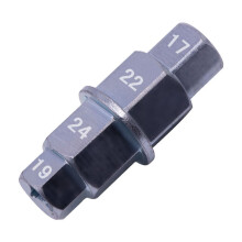 Hex Tool for Motorcycles 3/8 Inch Socket Adapter 17mm 19mm