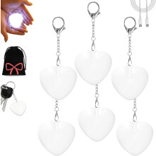 Bolsa carteira Love com luz de toque e chaveiro de coração