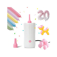 Electric Foil Balloon Pump – Pink & Blue, 260 Balloons