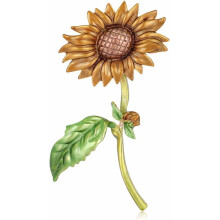 Broșă florală pentru femei, broșă de rever cu perle și strasuri