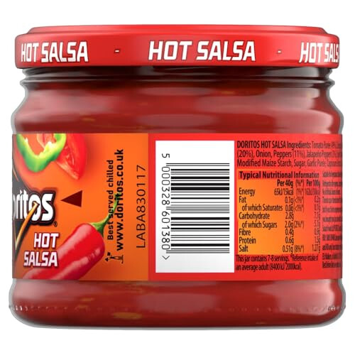 Doritos Hot Salsa Sharing Dip 300g x 6 1