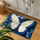 Sommerfuglteppe 60x40cm polyester sklisikker dørmatte 5