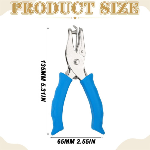 Einhand-Lochstanze aus Metall mit Softgriff